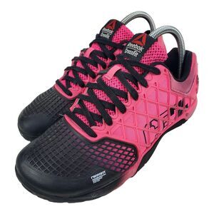 REEBOK Shoes NANO 4.0 CF74 Womens Size 8 Pink Black CROSSFIT Athletic M49984